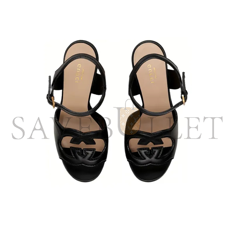 G*u*i interlocking one-strap sandals 730022